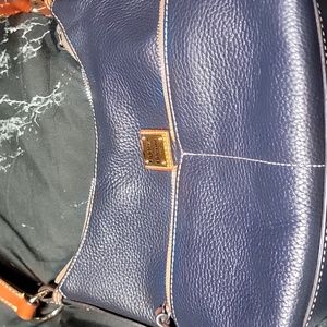 Navy blue medium purse Dooney&Bourke